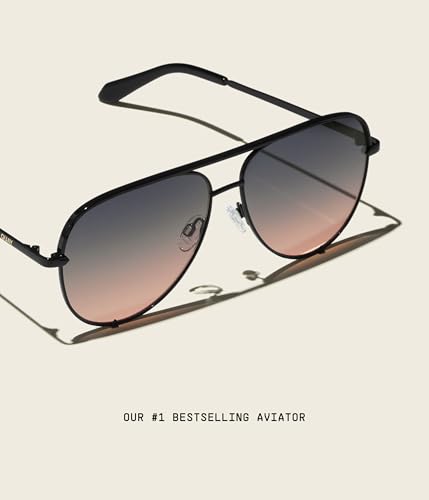 Quay - Sunglasses For Men & Women, Extra-Oversized Aviator Shades, UV Protected Lenses3