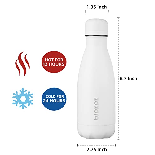 Image of BJPKPK 12 oz Small Insulated Water Bottle, Stainless Steel Leak Proof Flask