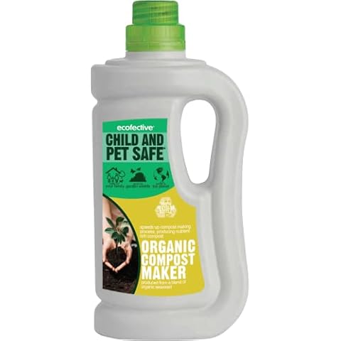 Ecofective Organic Compost Maker Concentrate 1L, White, ecf0097 Cover