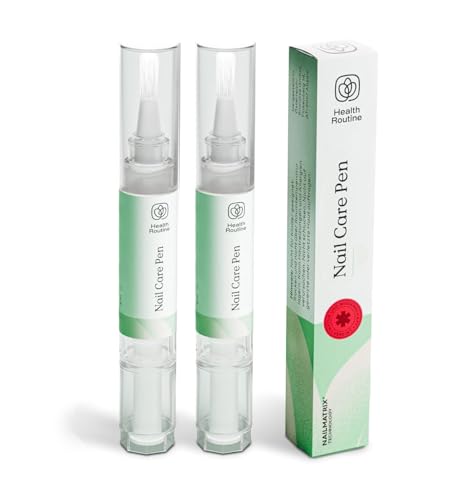 Health Routine Nail Care Pen Nagelöl 2 Pack DAS ORIGINAL aus Österreich für gepflegte Fingernägel & Fußnägel Mit Teebaumöl & Aloe Vera für Kosmetische Pflege
