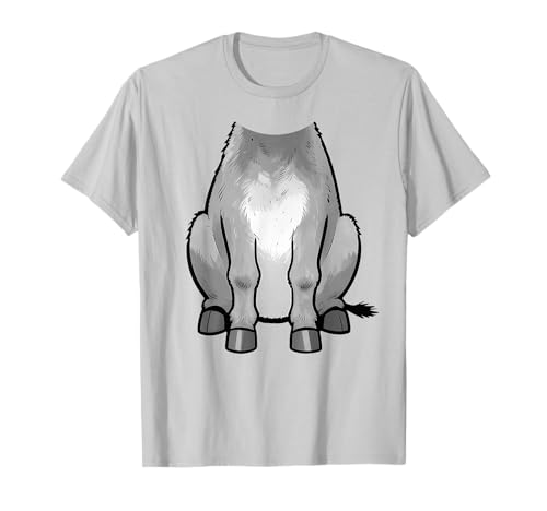 Esel Kostüm Lustiges Tierkostüm Bauernhof Eselskostüm T-Shirt