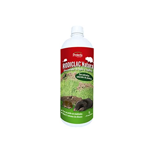 Protecta Rodiclac Natura Topos, Topillos y Ratones de Campo | Repelente Ahuyentador | 100% Natural | Puede aplicarse en Presencia de Animales domésticos