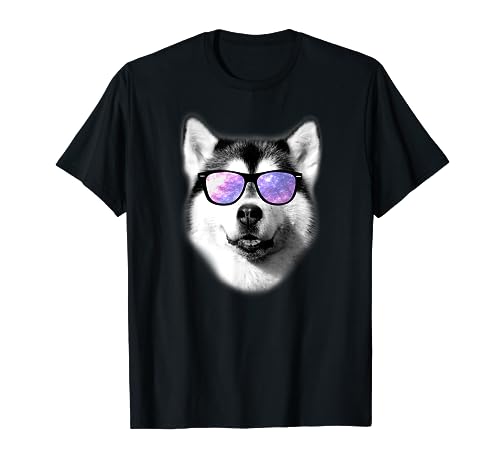 Cool Siberian Husky T Shirt Gift for Men Women Boys & Girls