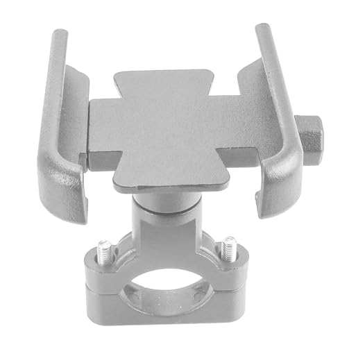 Support smartphone moto Tmax argent anti vibration pour guidon