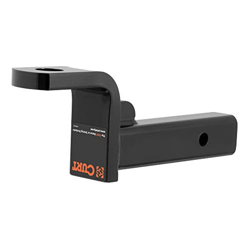 Curt 45311 Class 4 Trailer Hitch Ball Mount, Fits 2-Inch Receiver, 10,000 Lbs, 1-1/4-Inch Hole, 4-Inch Drop, 2-3/4-Inch Rise, Gloss Black Powder Coat #TOP1