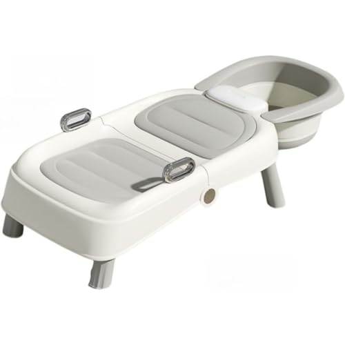 シャンプーチェア シャンプー洗髪器 折りたたみシャンプーチェア Momgla 子供用洗髪椅子 妊婦シャンプー椅子 折り畳み式 省スペース 調節可能 安全 滑り止め 耐荷重80 kg 男の子 女の子に適用 介護者用/妊娠/入院/高齢者/子供 ベビー用品 家庭