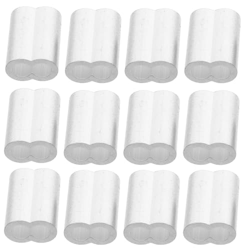 Mordazas de aluminio para cable de acero en forma de 8 y doble barril para cercado