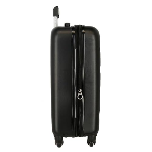 Miniatura 4 de Roll Road Flex Maleta de Cabina Negro 35x55x20 cms Equipaje Mano Air Europa Rígida ABS Cierre de combinación Lateral 33L 2,78 kgs 4 Ruedas Dobles Equipaje Mano
