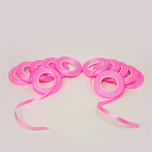Image of AMFIN Curling Ribbons for Balloons - Pink (Pack 12)