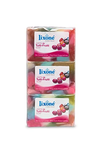 Lixone , Jabón de Tutti-Frutti ,125 g (Paquete de 1) Cover