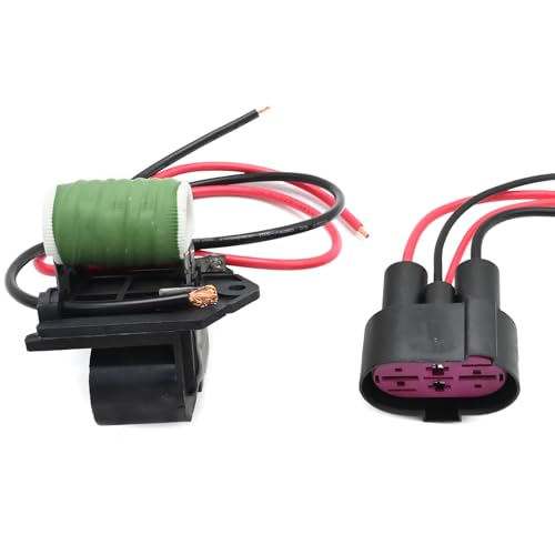 Image of Hoypeyfiy 13427160 Fan Blower Motor Resistor with Plugs Connector, Replacement for Chevrolet Cruze 1.4L 1.8L 2.0L, Replacement for Buick Verano 2.4L, Replaces 13427161, 13360890, 13289627