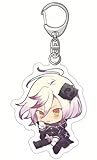 Cartoon Anime Pendant Keychains Holder Car Key Ring Mobile Phone Bag Hanging Cute Kawaii Chibi Diabolik Lovers (Carla Tsukinami/Style 1)