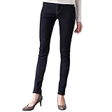 [神戸レタス] 裏起毛 デニム スキニー あったかパンツ レディース スキニーデニム ジーンズ ストレッチ 防寒 冬 [M1759] L ワンウォッシュ