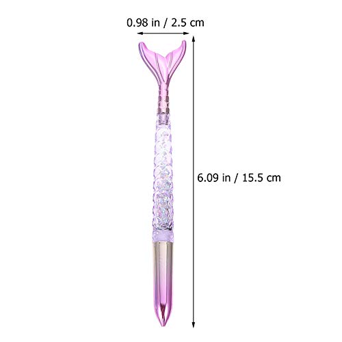 4 Pcs Caneta Esferográfica Sereia Caneta Rabo De Sereia Lembrancinhas De Festa Canetas Sereia Caneta