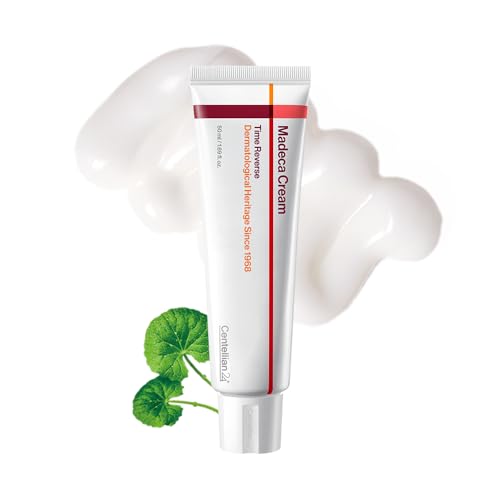 CENTELLIAN 24 Madeca Cream Time Reverse (1.69fl oz) - Advanced Fast-Absorbing & Nourishing, Hydrates, Firms & Reduces Wrinkles, Low Irritation, Korean Skin Care Centella Asiatica, Collagen