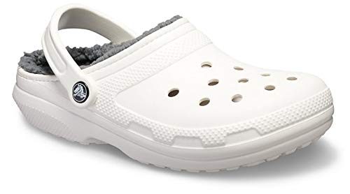 white fuzzy crocs amazon