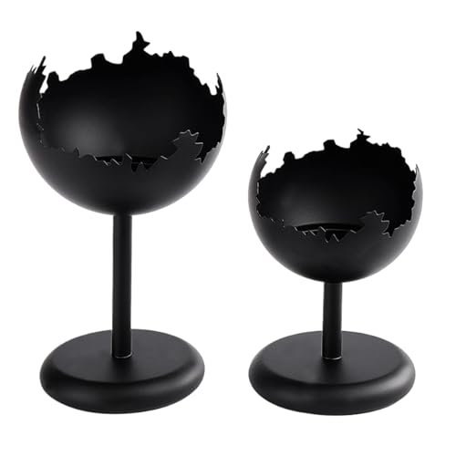 Bougeoir en fer forgé durable et stable pour décoration de table