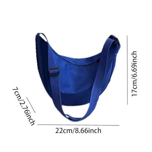 Crescent Bag for Women Crossbody Bag Large Capacity Casual Handbag Shoulder Bag Blue3