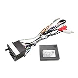 Decoder Wiring Harness 16 Pin Plug To ISO Connector Car Android Cable Adapter Compatible With Fiat 500 Punto Uno Doblo Lancia Delta(Cable)