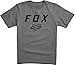 Fox Racing Big Boys' Legacy Moth Short-Sleeve Shirts,Medium,Heather Graphite