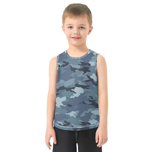 Boys Tank Top Quick Dry Toddler Soft Sleeveless Dance Undershirts Beach Casual Clothes2
