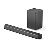 Philips TAB5309 Soundbar 2.1 with Wireless Subwoofer and Immersive DTS Virtual:X Audio Technology - 240W Max Power, Deep Bass, Bluetooth 5.4, Four EQ Modes, HDMI ARC and USB connectivity - Dark Grey