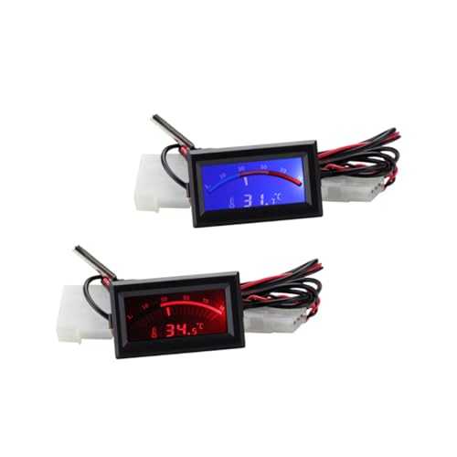 GLEAVI 2pezzi Termometro Incorporato Digitale Per Cucina Indicatore Di Temperatura e Display Elettronico Leggero e Affidabile