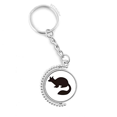 Llavero de anillo negro marten Pilgrim evita enredos de tus llaves