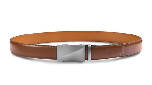 Image of MILORDE Men's Leather Ratchet Belt - 35mm - Customizable Fit