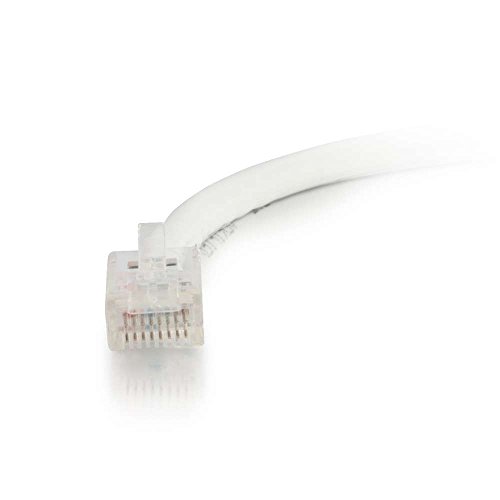C2G 04234 Cat6 Cable - Non-Booted Unshielded Ethernet Network Patch Cable, White (3 Feet, 0.91 Meters)