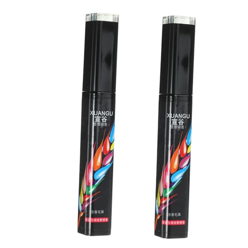 FRCOLOR 2 Piezas crema para el cabello para mujeres joyería de mano de mujer crema de acabado de cera para el cabello crema para modelar el cabello crema fijadora del cabello Black