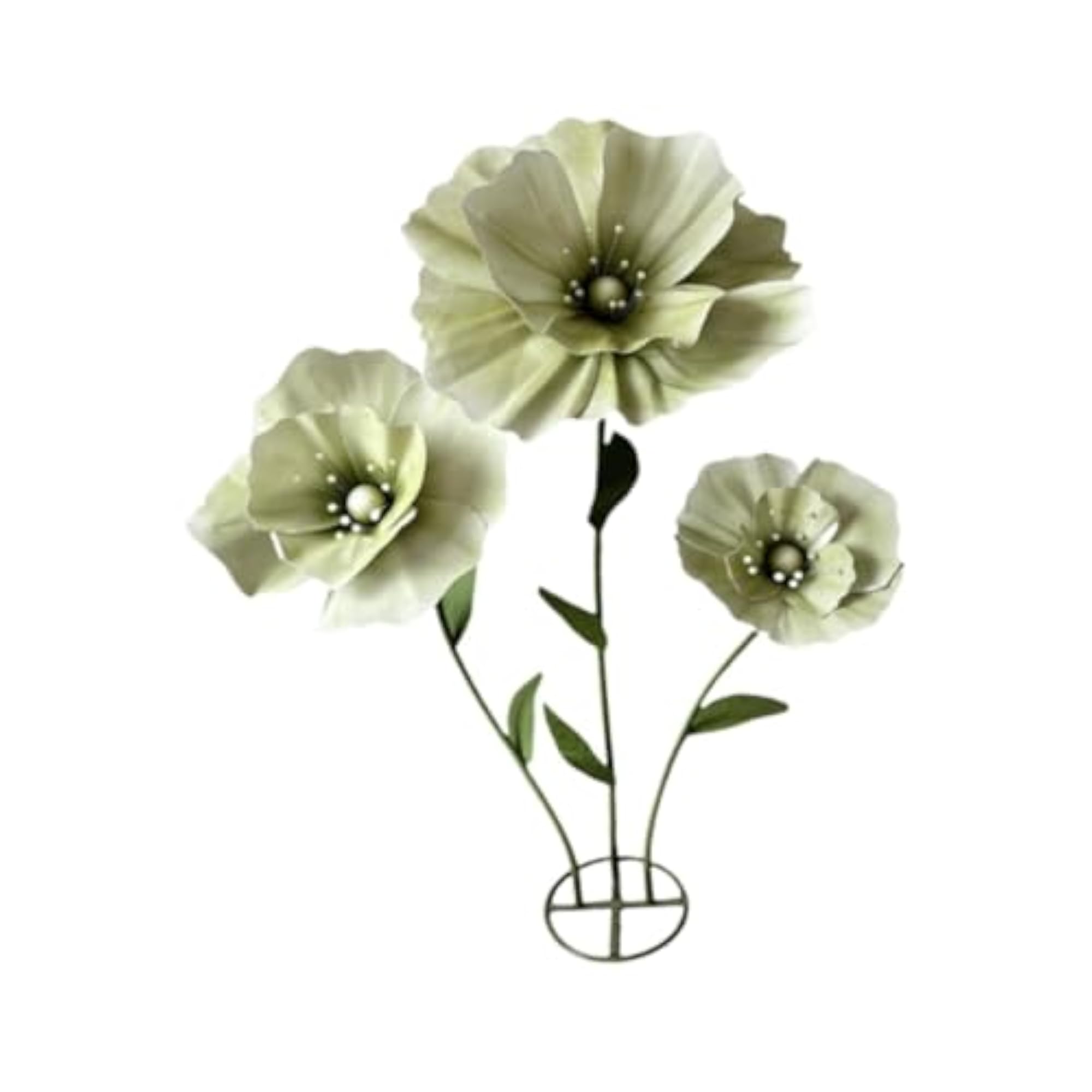 Wedding Giant Flowers for Decoration, Green Standing Base