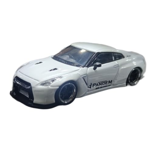 Miniature Nissan GT-R R35 1:64 Blanche : Voiture Alliage Moulé sous Pression