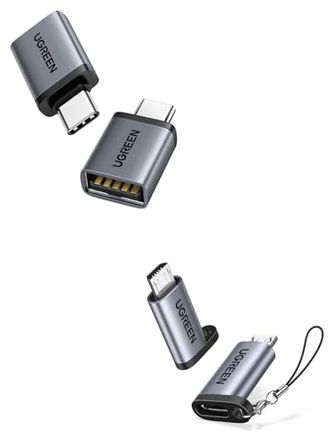 Image of UGREEN USB C to USB Adapter 10Gbps Aluminum OTG Cable