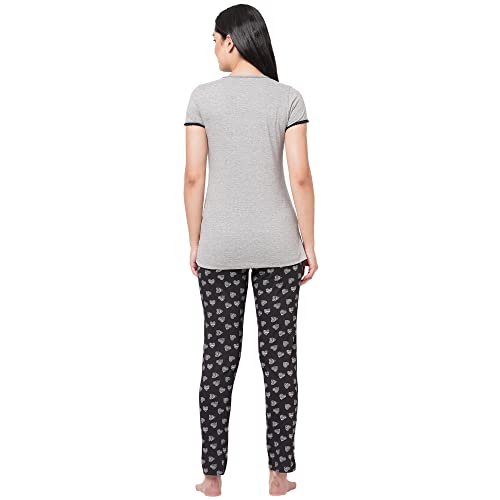 Image of Sweet Dreams Women's Cotton Printed Night Suit Set