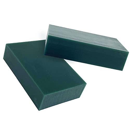Carving Wax Block Lost Wax Casting Jewelry Molding Tool Mold Sculpting 1 Pound (Green Wax Block)