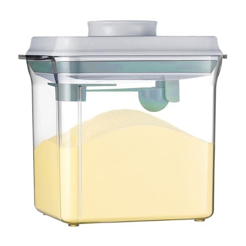 Dispensador De Leche En Polvo Para Bebés | Organizador Portátil De 1700ml Con Cuchara - Multifuncional Dispensadores De Fórmula Infantil Para Viajar Y Hacer Compras | Practico Y Portátil Para Exterior