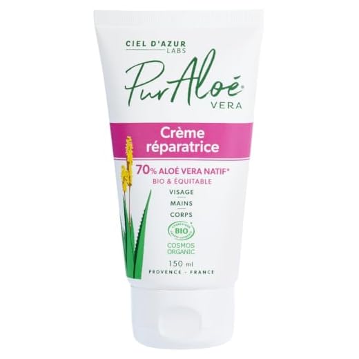 Pur Aloé Crème Réparatrice à l'Aloe Vera 70% Bio 150 ml