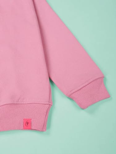 Image of KiddoPanti Boys Solid Round Neck Full Sleeve Fleece Sweatshirt | 60% Cotton 40% Polyester | Soft Warm Winter Pullover | Ribbed Cuffs & Hem | Casual Winter Sweatshirt for Kids