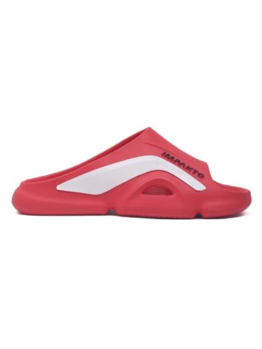 Image of Impakto Men EVA Flip Flops | Lightweight, Soft & Comfortable Slippers | Wide Toe Box, Airflow Ventilated Design, Anti-Skid & Water-Resistant, Indoor & Outdoor Chappal | Everyday Essentials