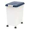 IRIS-USA-33-quart-Airtight-Pet-Food-Container-NavyPearl Pet Food Container