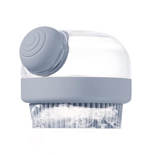 Spazzola da bagno per cani, spazzole da bagno per gatti,Spazzola per lavaggio cani per shampoo | Spazzola per toelettatura gatti, pettine per gatti a corto, spugna da bagno per cani con dispenser di s