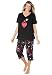 Dreams & Co. Women's Plus Size 2-Piece Capri Pajamas