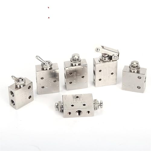 Interruptor de botón de palanca neumático TAC-4V de 1 pieza 4
