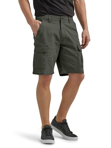 Image of AVANOVA Men's Cargo Shorts with Elastic Waist - Lightweight Cotton Casual Summer Shorts for Gym, Travel & Outdoor Wear | Multi-Pocket Comfy Fit Dailywear Bottoms ((Shorts 264)