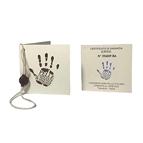 OVUNQUE PROTEGGIMI Astuccio in vera Pelle Porta Penne Matite con zip - 22 cm - Con Croce Tau incisa - Simbolo di San Francesco d' Assisi - cerniera, portapenne, borsa per cartoleria