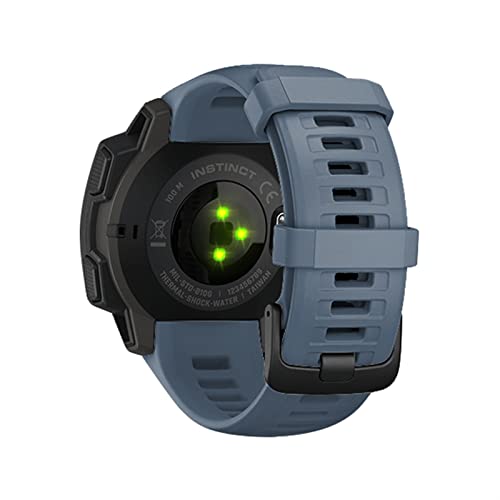 Bracelet de montre en silicone marine 22mm pour Garmin Instinct