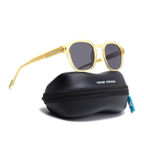 Image of Voyage Square UV Protected & Polarized Sunglasses for Men & Women