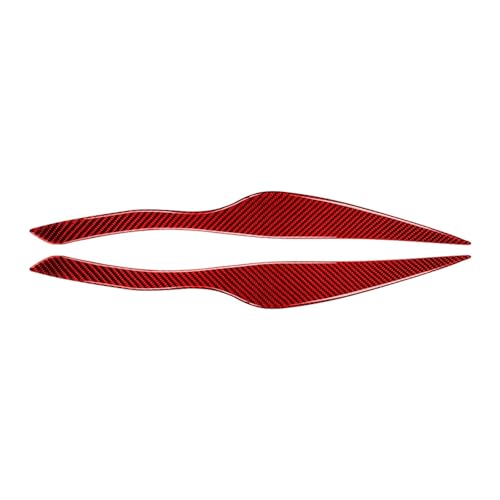 Autocollants phares voiture BMW Série 3 E90 2005 2006 2007 2008 carbone rouge