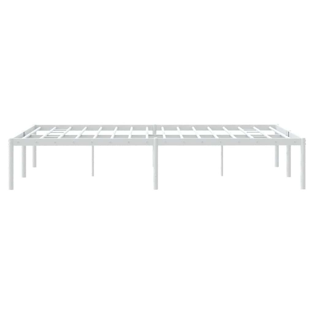 Struttura in metallo bianco verniciato a polvere Giroletto 120x190 cm